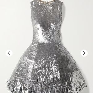 NEW Oscar De La Renta Fall 22 sequin mini dress